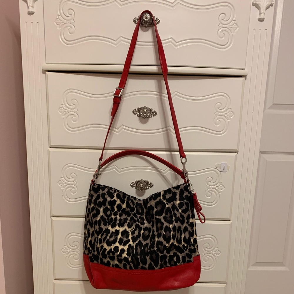 Leopard Print Coach Purse - Very Unique